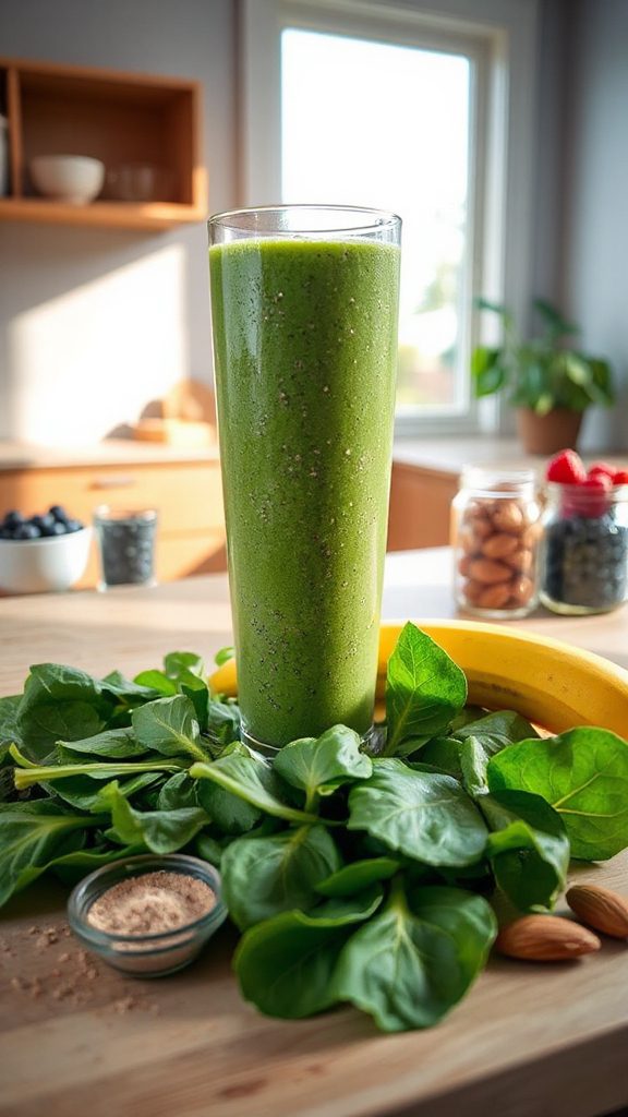 nutritious spinach protein smoothie nutritious spinach protein smoothie