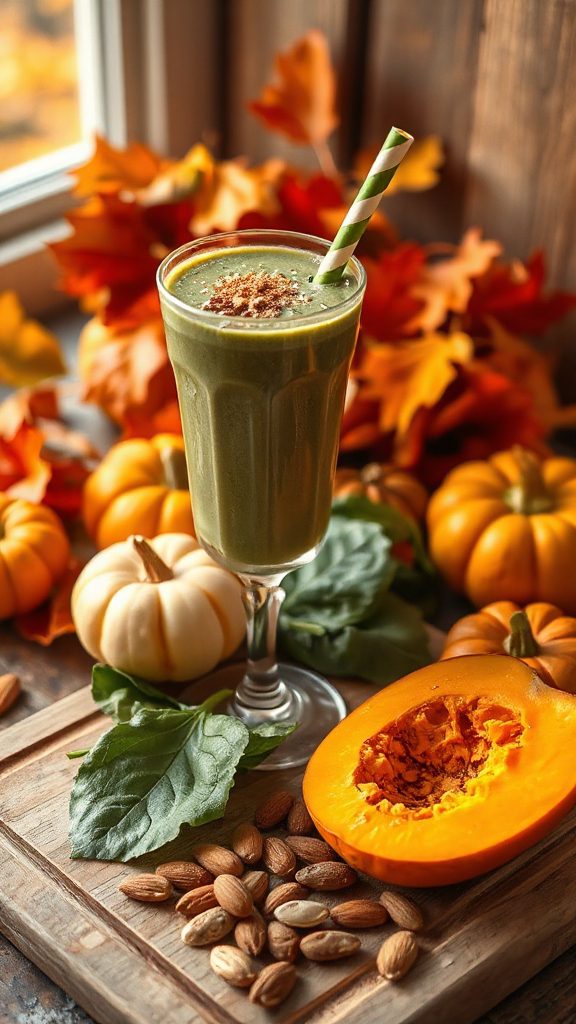 nutritious spinach pumpkin smoothie nutritious spinach pumpkin smoothie