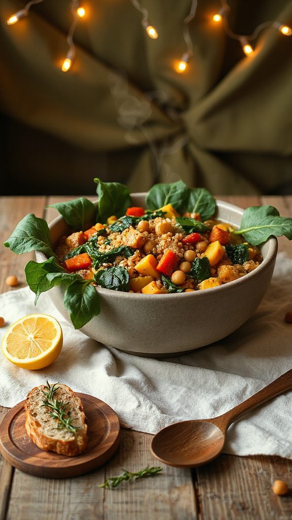 nutritious spinach quinoa stew nutritious spinach quinoa stew