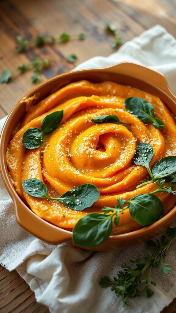 nutritious spinach sweet potato bake