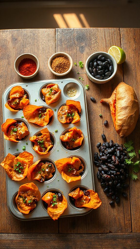 nutritious sweet potato cups