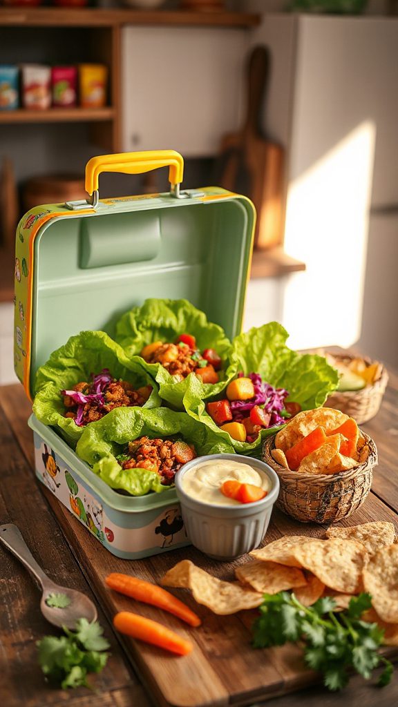 nutritious taco lettuce wraps