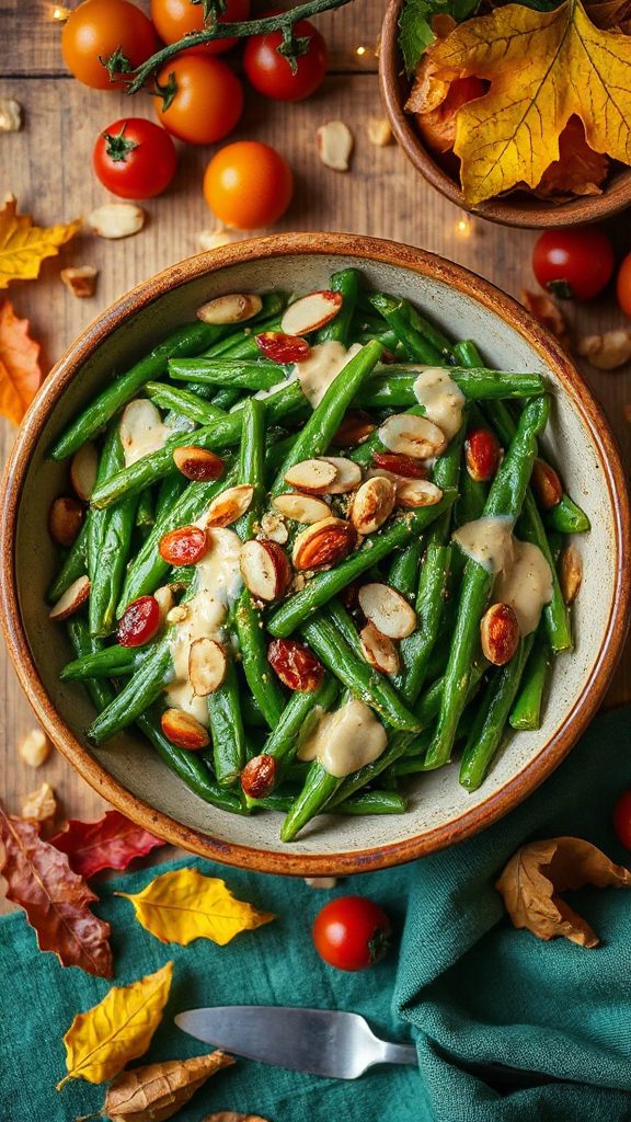 nutritious thanksgiving green bean casserole