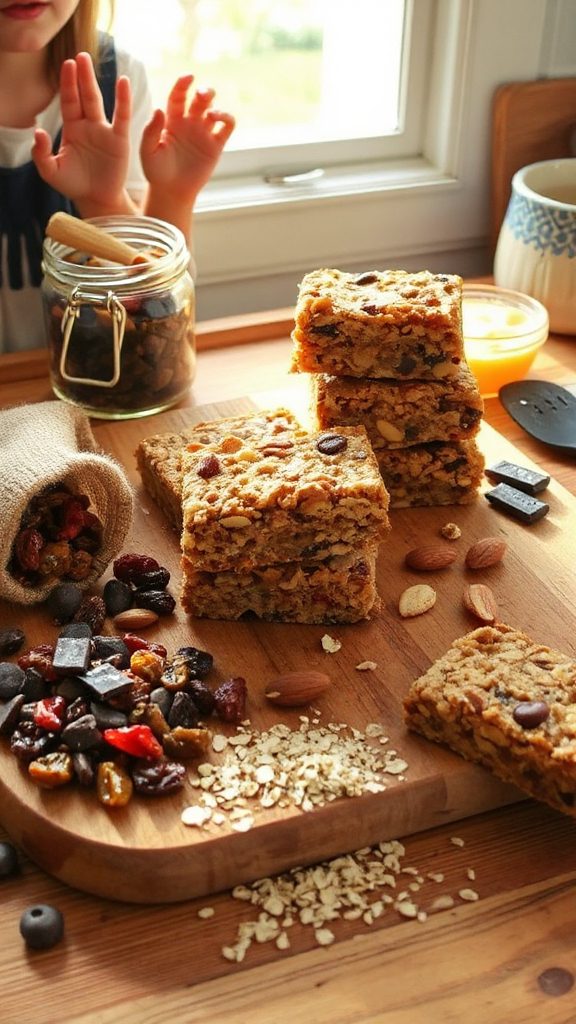nutritious trail mix bars