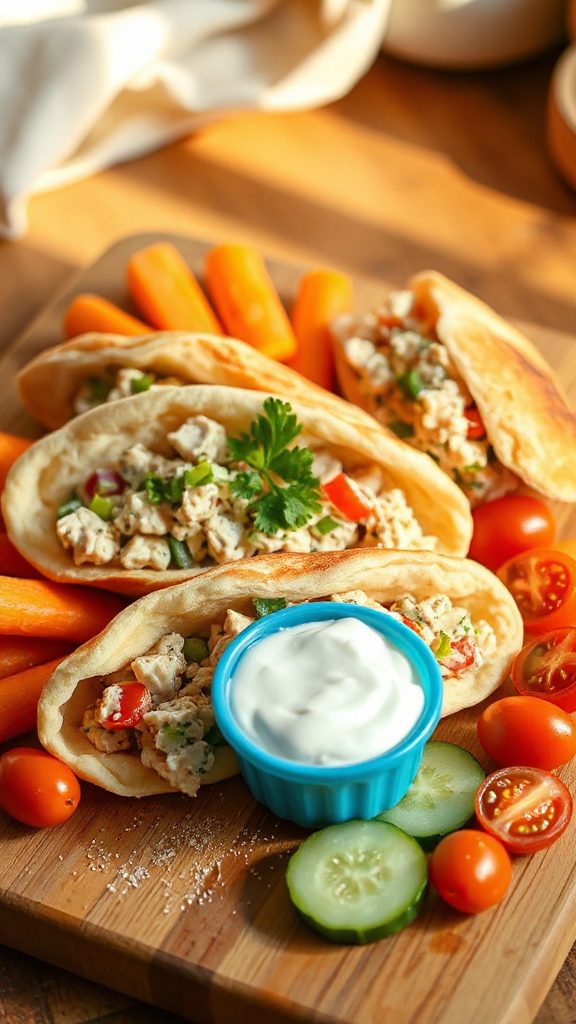 nutritious tuna salad pockets