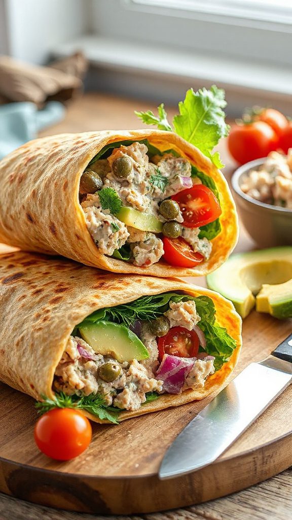 nutritious tuna salad wrap nutritious tuna salad wrap