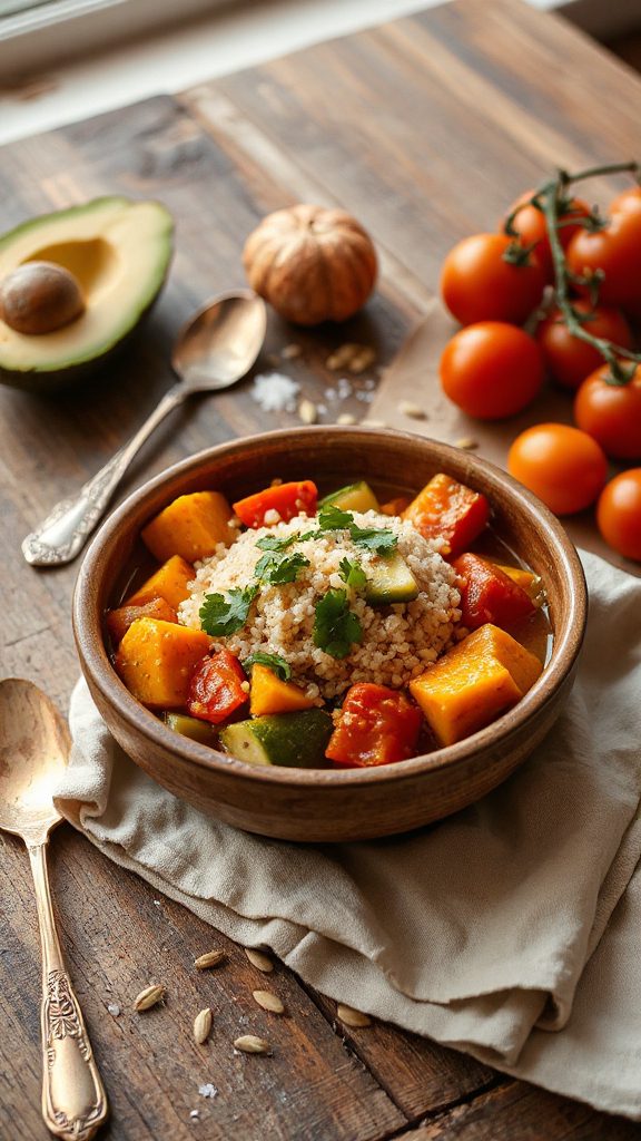 nutritious vegetable quinoa stew
