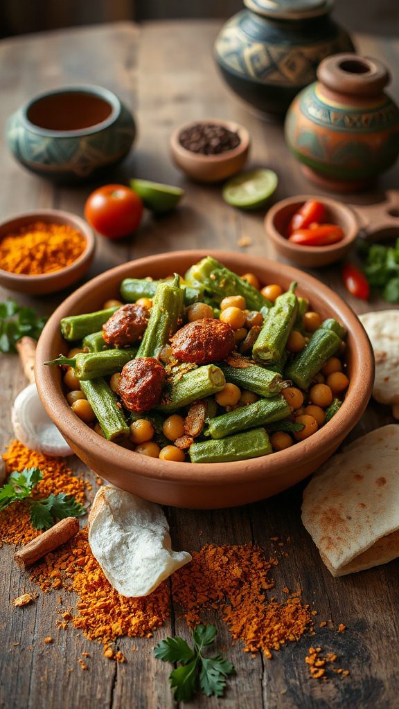 nutritious vegetarian okra stew