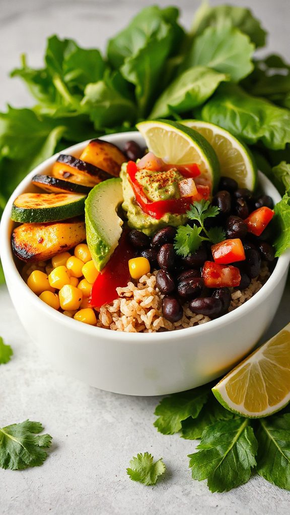 nutritious veggie burrito bowl nutritious veggie burrito bowl