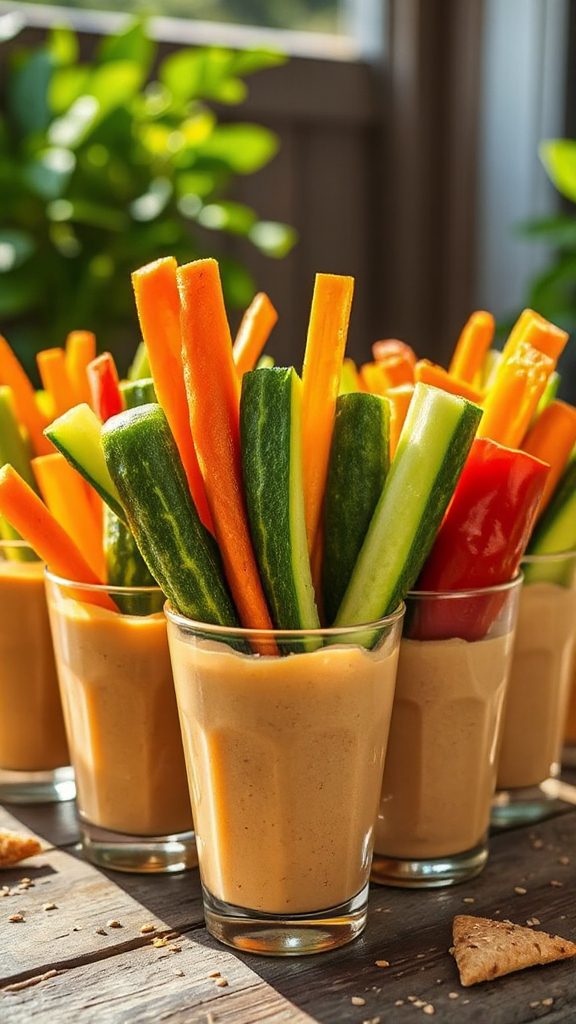 nutritious veggie snack cups