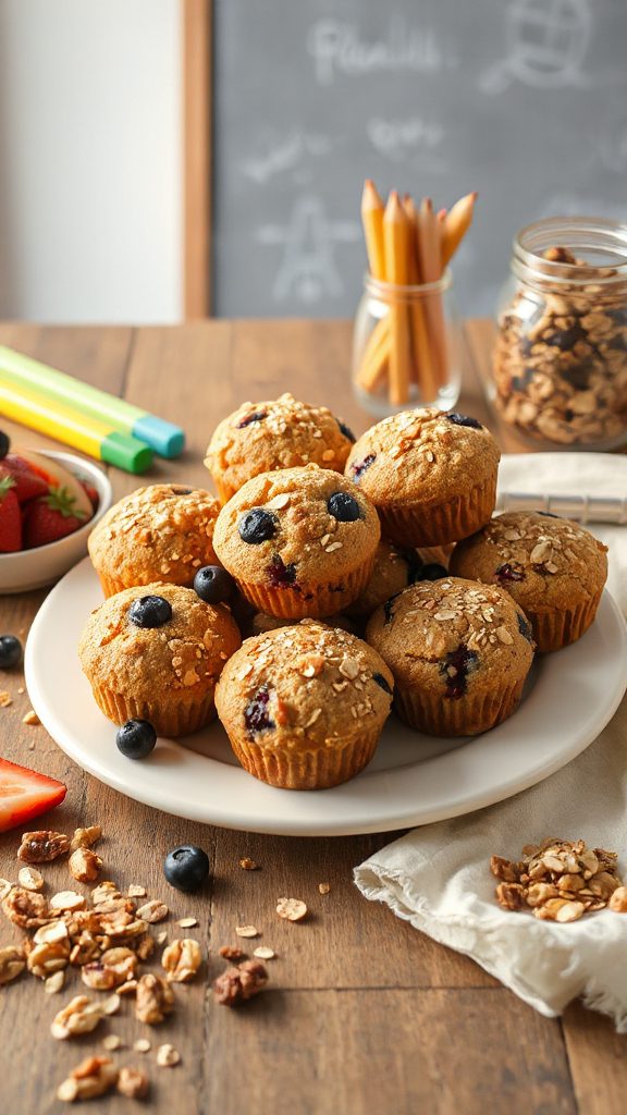 nutritious whole grain muffins