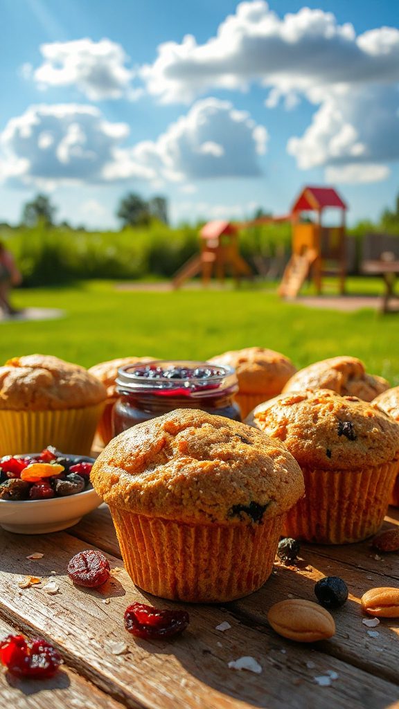nutritious whole grain muffins