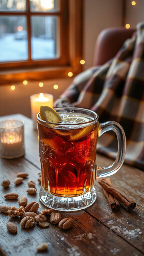 nutty amaretto hot toddy