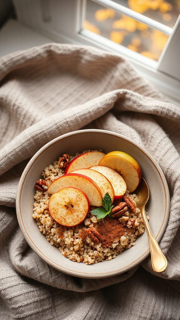 nutty apple cinnamon quinoa nutty apple cinnamon quinoa