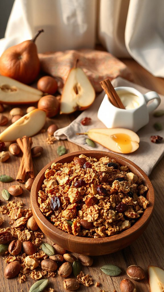 nutty autumn granola recipe