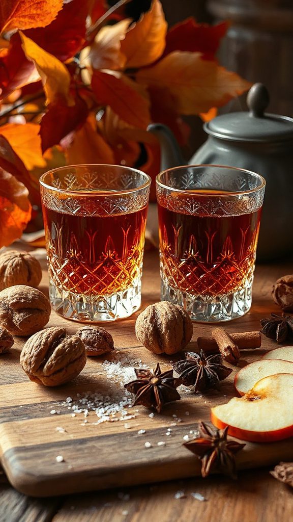 nutty bourbon fall cocktail