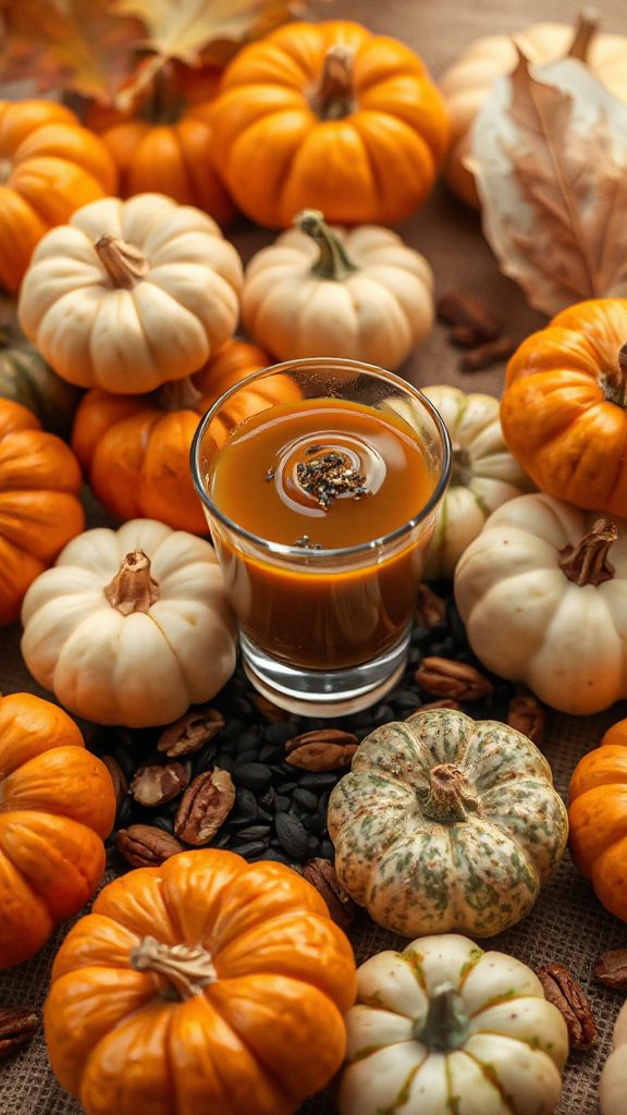 nutty caramel pumpkin toffee