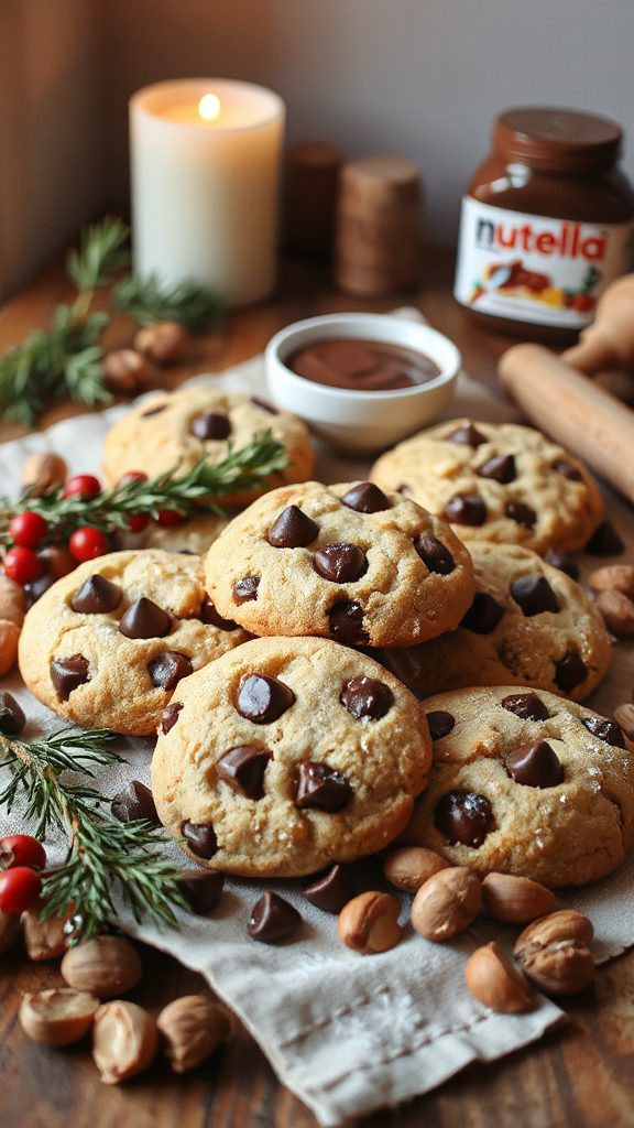 nutty chocolate chip cookies