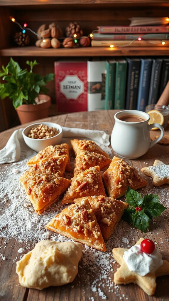 nutty chocolate drizzled bars