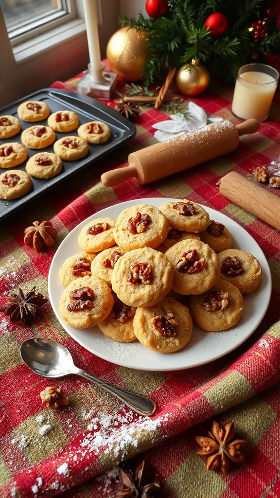 nutty christmas cookie delight