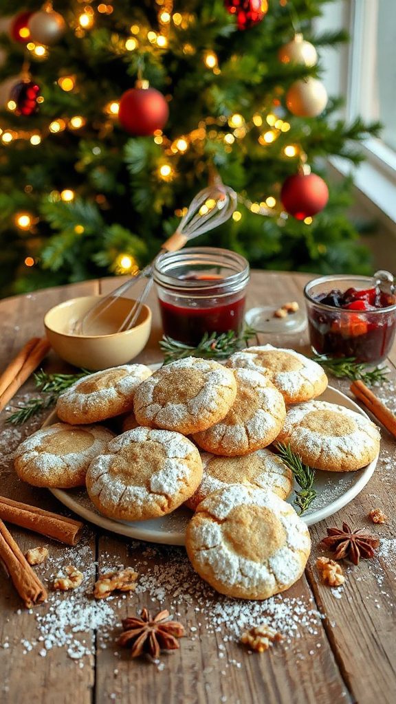 nutty cinnamon holiday cookies