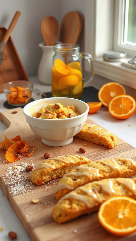 nutty citrusy holiday biscotti