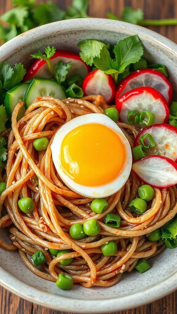nutty cold soba salad nutty cold soba salad