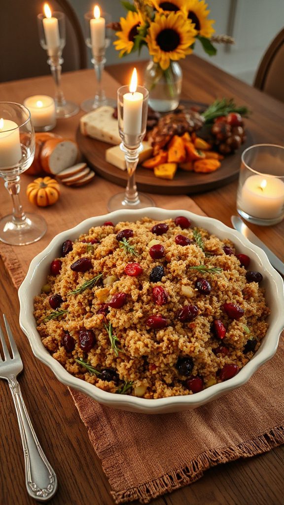 nutty cranberry herb quinoa nutty cranberry herb quinoa