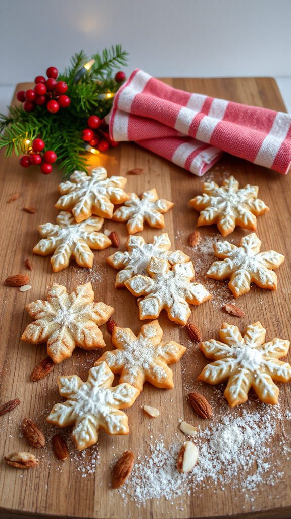 nutty festive holiday cookies