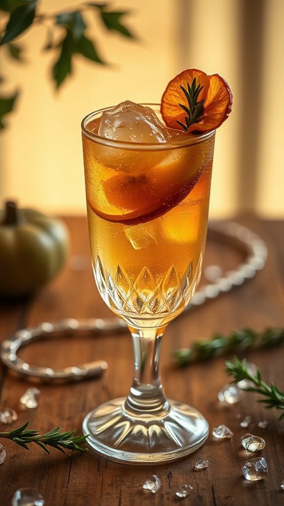 nutty floral gin cocktail