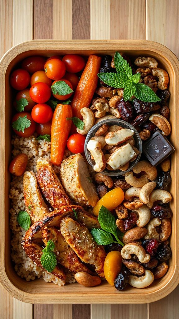 nutty fruity snack mix