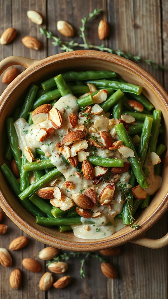 nutty green bean casserole nutty green bean casserole