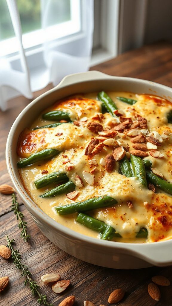 nutty gruy re green bean gratin
