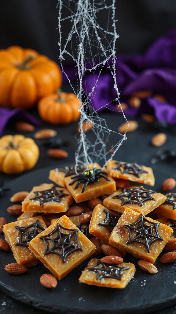 nutty halloween toffee delight