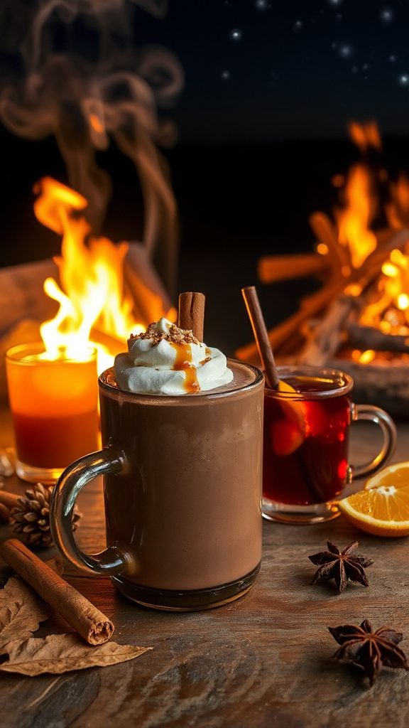 nutty hot chocolate delight