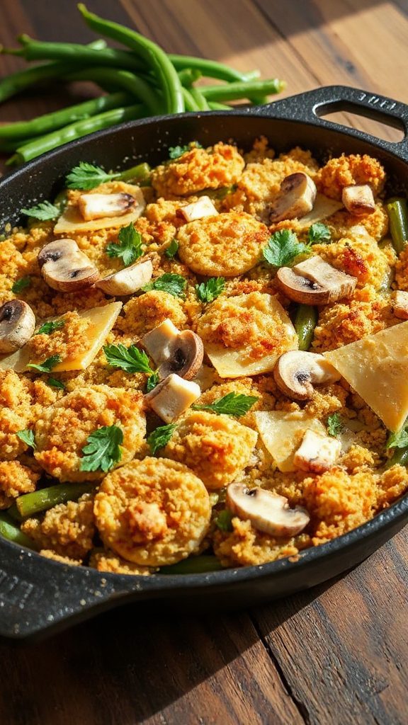 nutty panko green bean casserole nutty panko green bean casserole