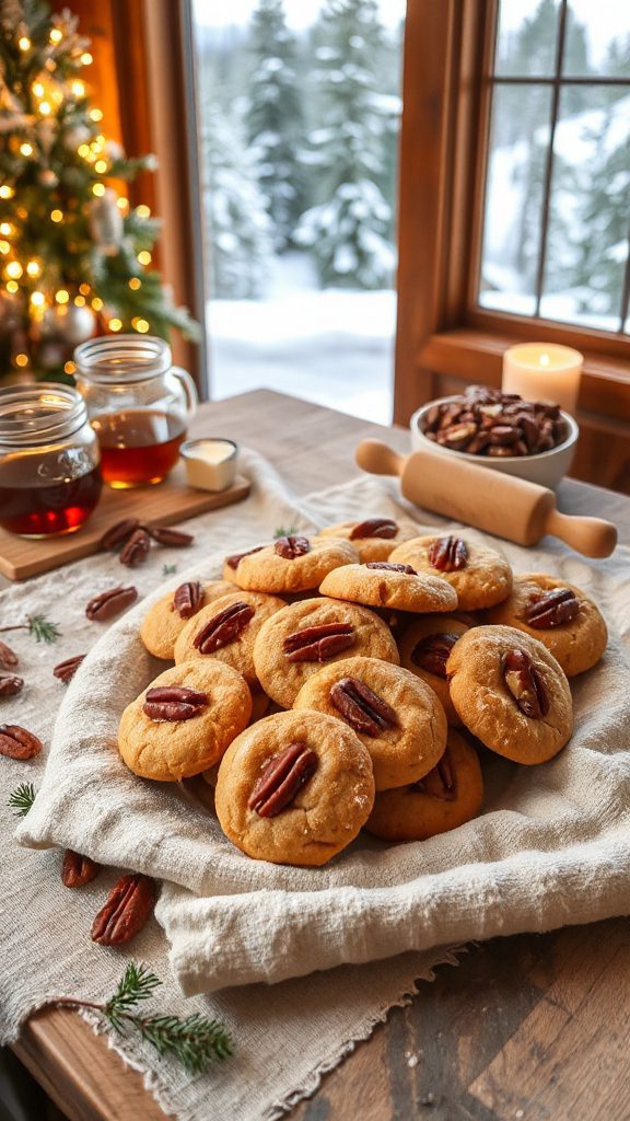 nutty pecan pie cookies
