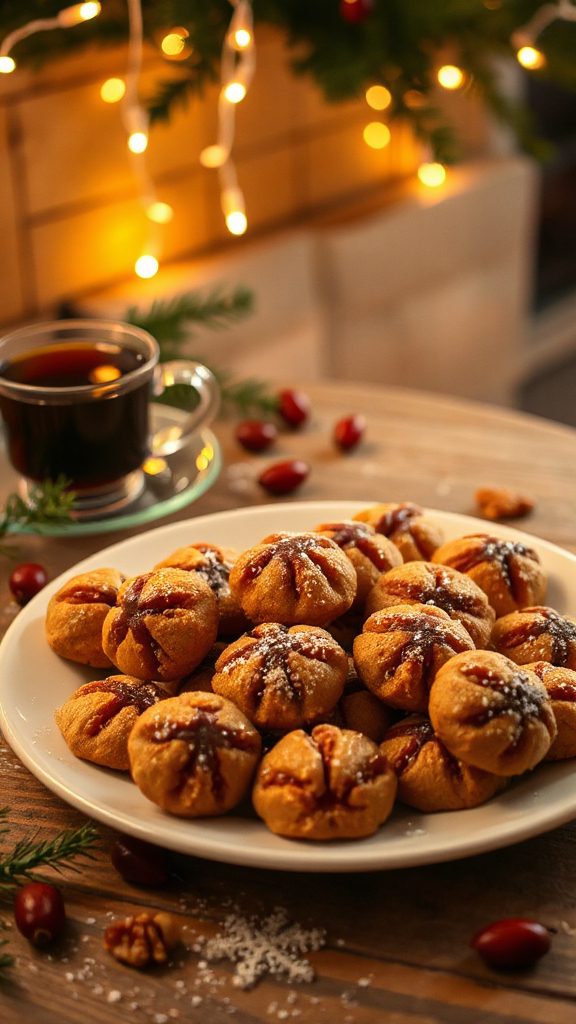 nutty sweet holiday cookies