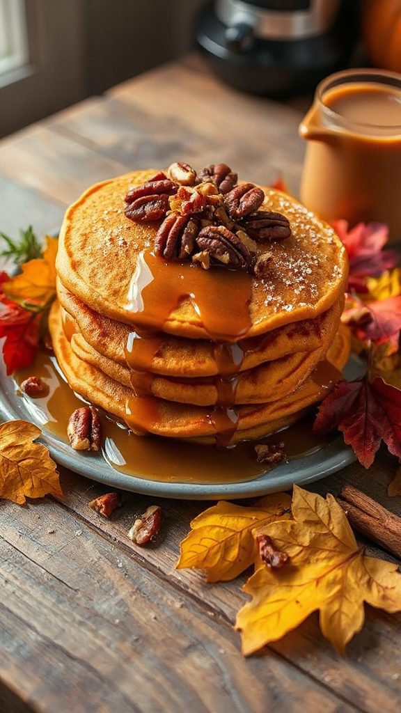 nutty sweet potato pancakes