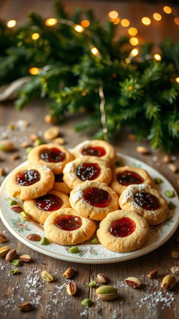 nutty thumbprint cookie delight