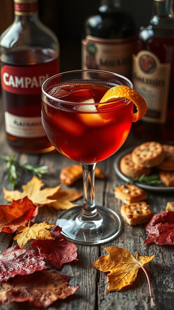 nutty twist on negroni