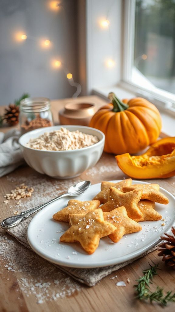 oat flour pumpkin spice cookies