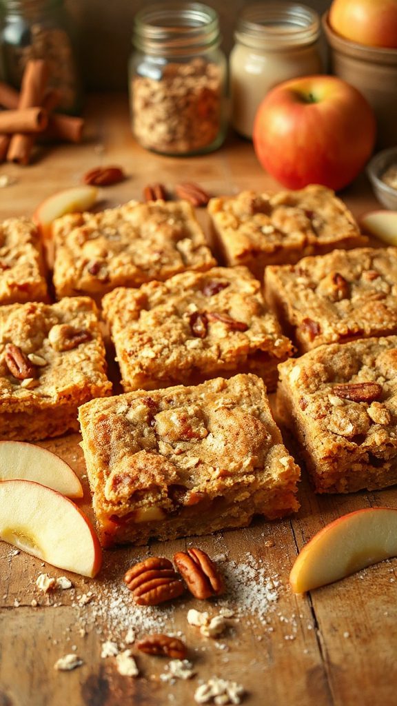 oatmeal apple blondies recipe