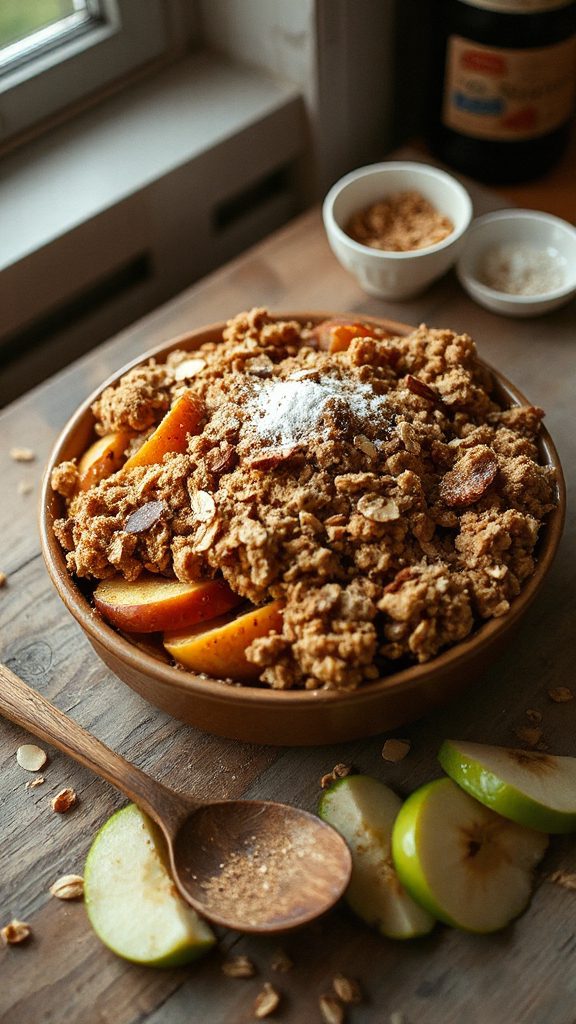 oatmeal apple crumble recipe