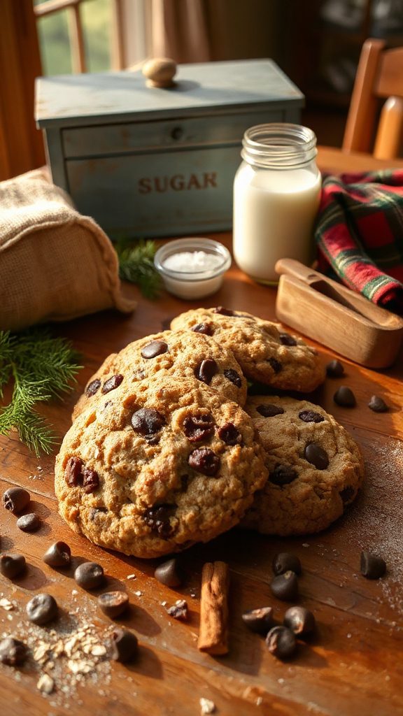 oatmeal cookies with chocolate