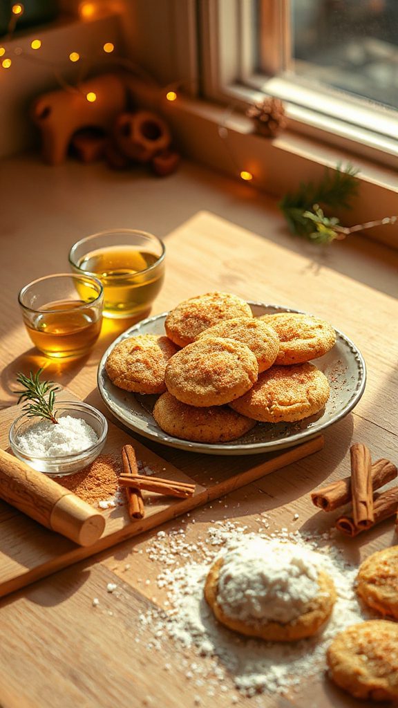 olive oil snickerdoodle cookies