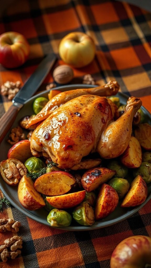 one pan chicken apple dish