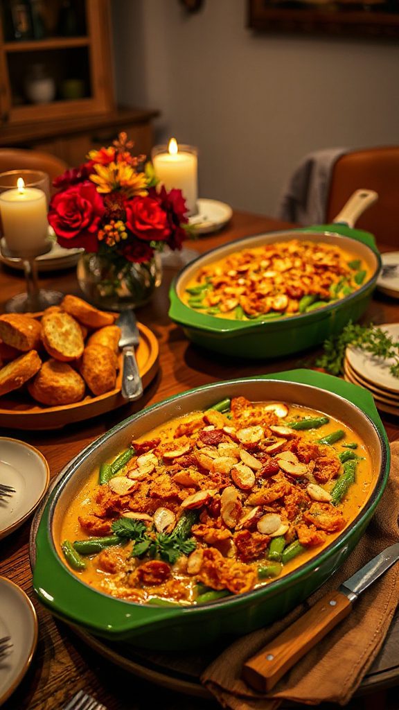 one pan green bean casserole