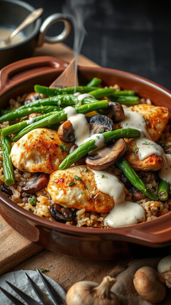 one pot chicken rice dish