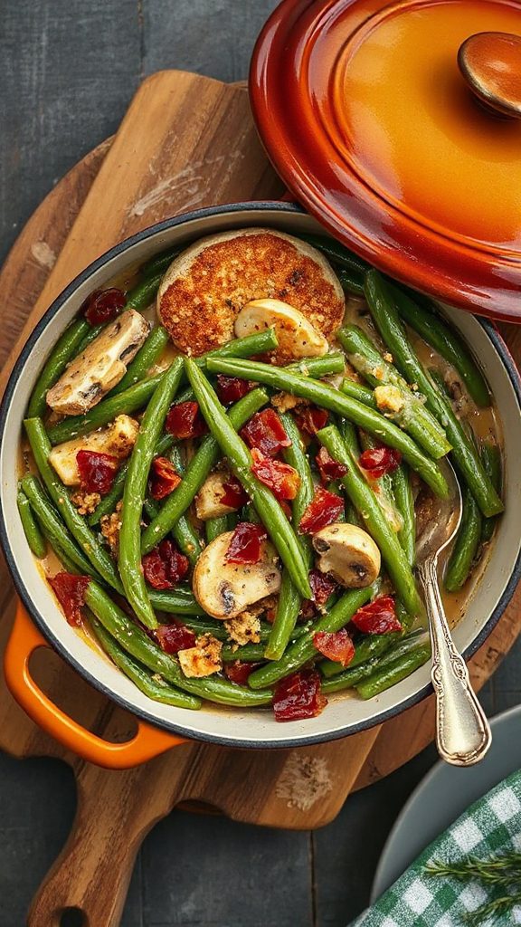 one pot green bean casserole